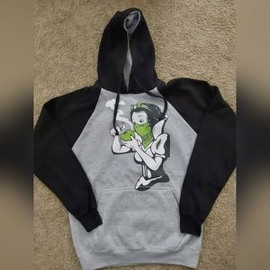 Women's Size Medium Snow White 420 Hoodie Pullover Sweatshirt